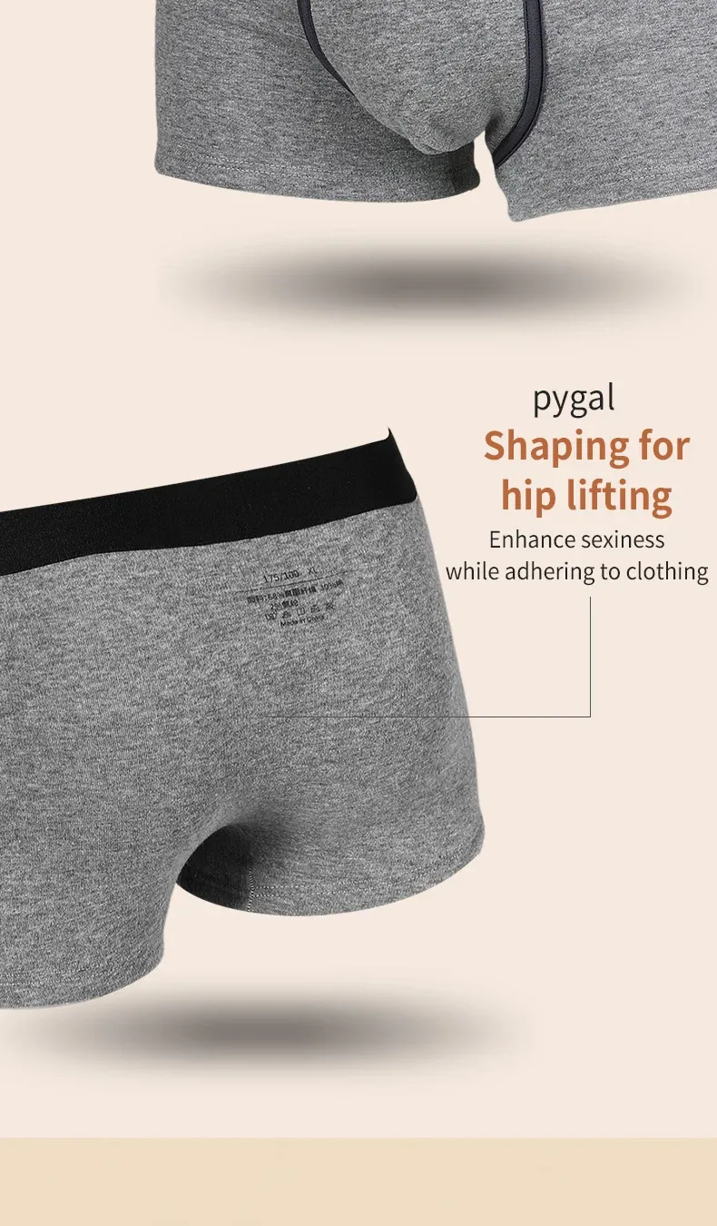 3-Pack Men's Thermal Underwear Boxer Briefs - Warm Velvet Thickened Cold-Proof Sports Shorts for Autumn Winter showcase 7