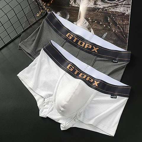 Men's Breathable U Pouch Boxer Briefs - Sports Underwear Pack for Comfort & Style