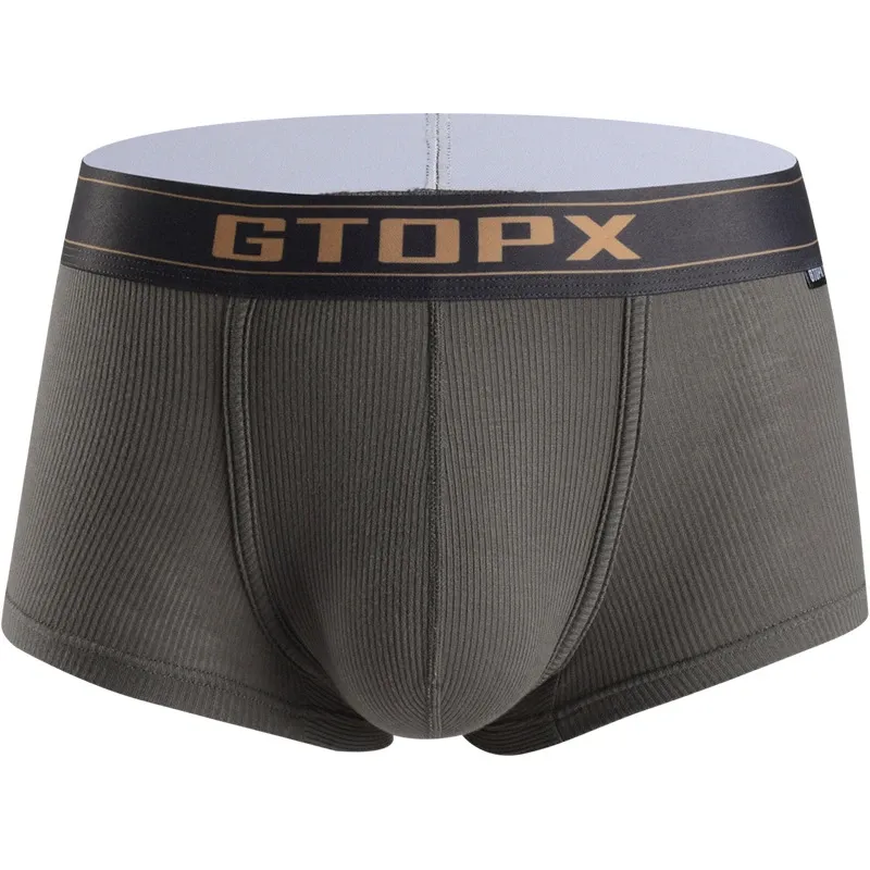 Men's Breathable U Pouch Boxer Briefs - Sports Underwear Pack for Comfort & Style thumbnail 5