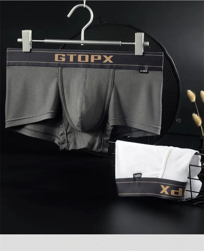 Men's Breathable U Pouch Boxer Briefs - Sports Underwear Pack for Comfort & Style showcase 8