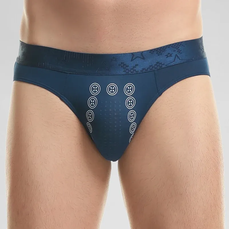 3-Pack Men's Summer Boxer Briefs - Comfortable, Breathable, Mid-Waist Sports Underwear with Negative Ion Technology for Active Lifestyles thumbnail 1