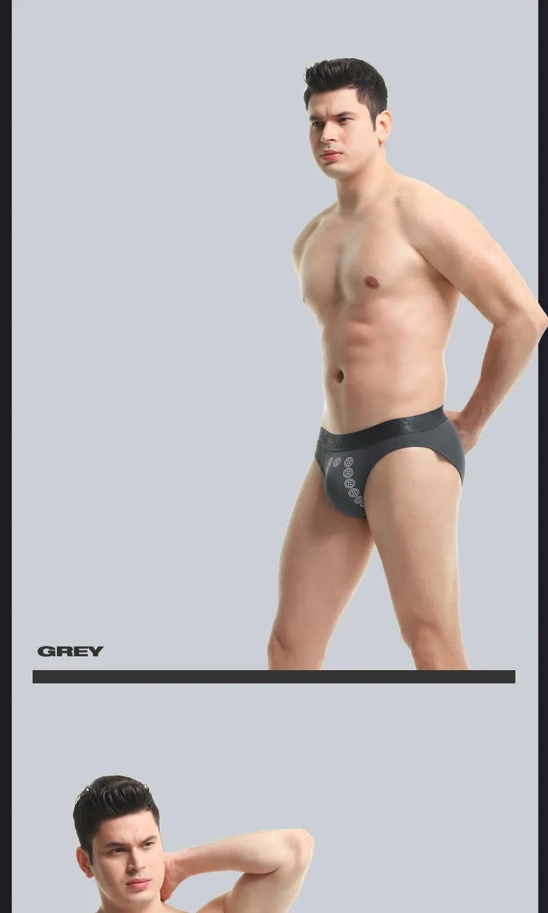 3-Pack Men's Summer Boxer Briefs - Comfortable, Breathable, Mid-Waist Sports Underwear with Negative Ion Technology for Active Lifestyles showcase 16