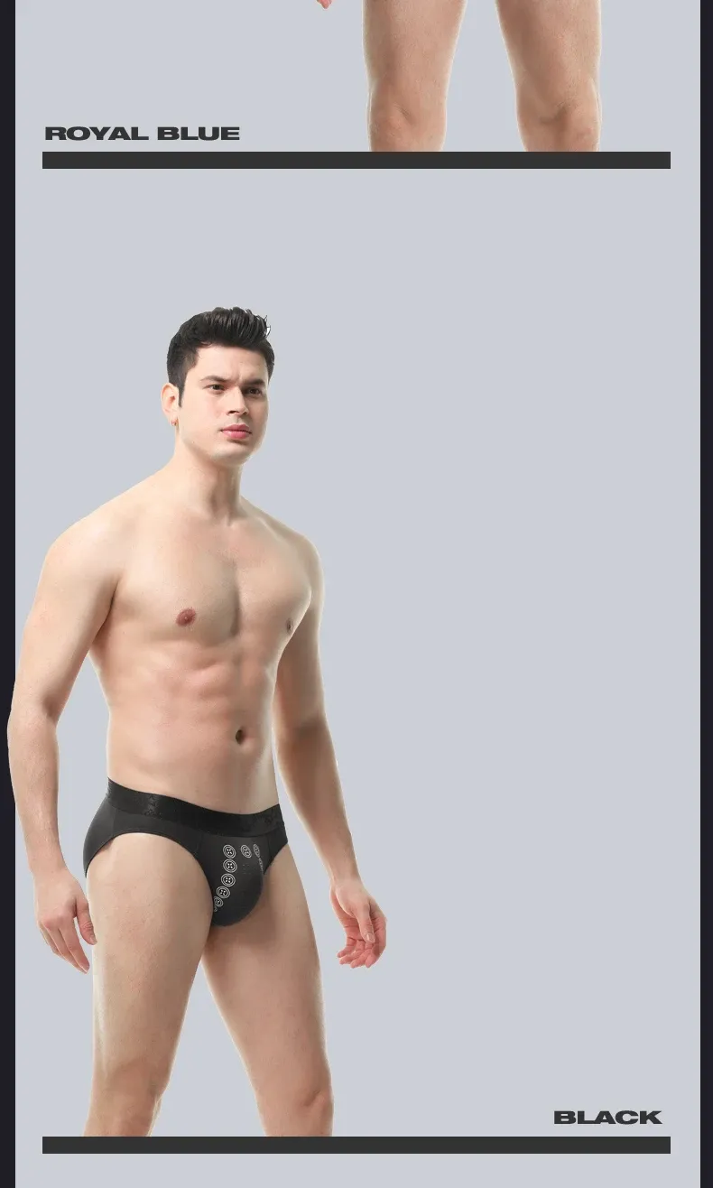 3-Pack Men's Summer Boxer Briefs - Comfortable, Breathable, Mid-Waist Sports Underwear with Negative Ion Technology for Active Lifestyles showcase 15