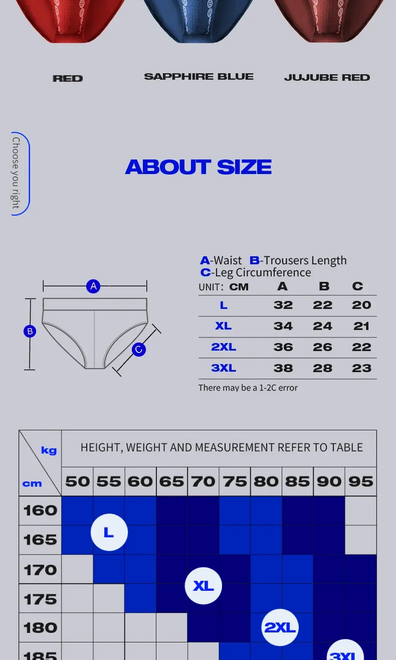 3-Pack Men's Summer Boxer Briefs - Comfortable, Breathable, Mid-Waist Sports Underwear with Negative Ion Technology for Active Lifestyles showcase 13