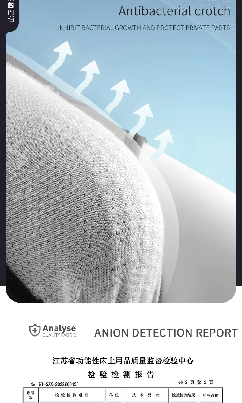 3-Pack Men's Summer Boxer Briefs - Comfortable, Breathable, Mid-Waist Sports Underwear with Negative Ion Technology for Active Lifestyles showcase 7