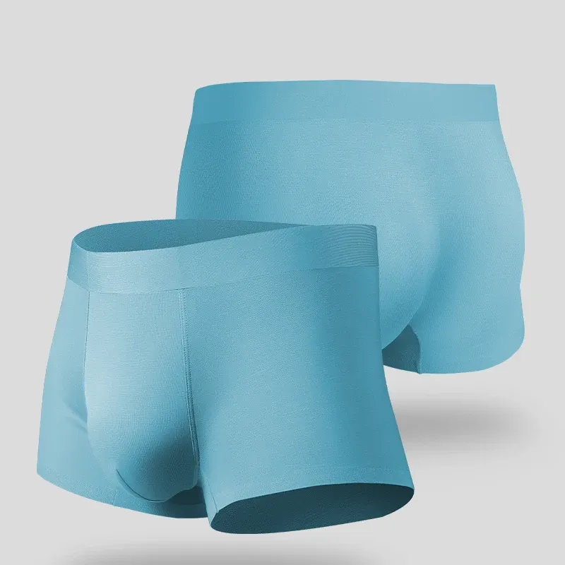 3-Pack Men's Modal Boxer Briefs - Summer Thin, Breathable, Antibacterial Underwear for Boys & Men, Comfortable Sports Fit thumbnail 3