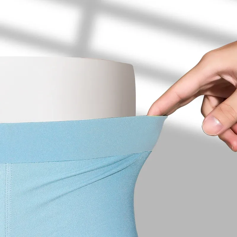 3-Pack Men's Modal Boxer Briefs - Summer Thin, Breathable, Antibacterial Underwear for Boys & Men, Comfortable Sports Fit thumbnail 5