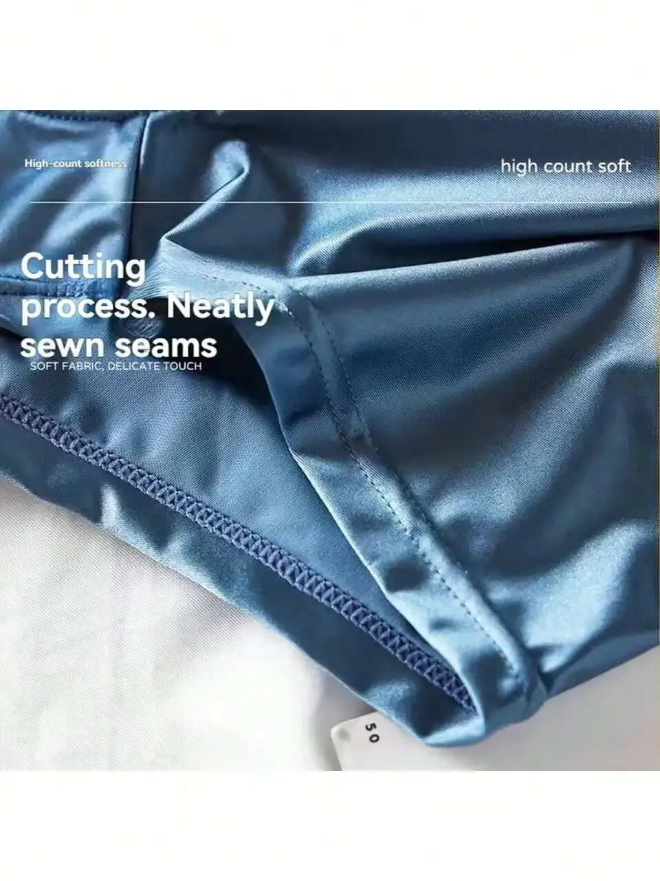 Luxury Ice Silk Boxer Briefs for Men - Smooth, Cool, Breathable Summer Underwear - Pack of 3 thumbnail 5