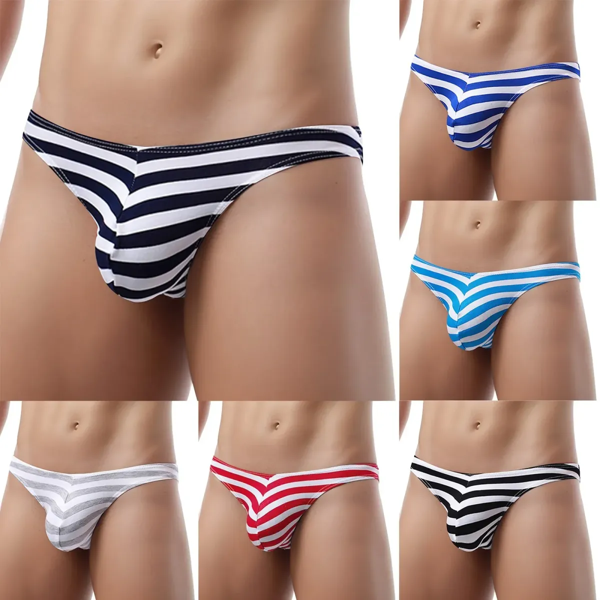 Men's Microfiber Low Waist Briefs - Sexy, Breathable, Comfortable Elastic Underwear for Daily Wear showcase 2