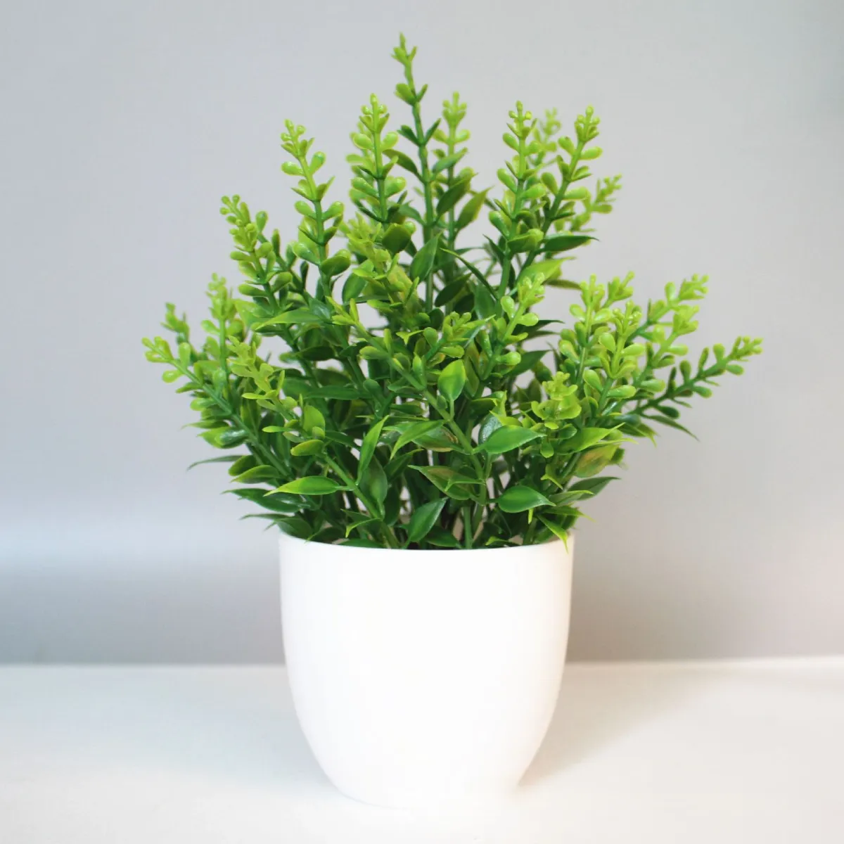 Artificial Potted Plant Greenery - Realistic Plastic Bonsai for Indoor/Outdoor Home Decor showcase 14