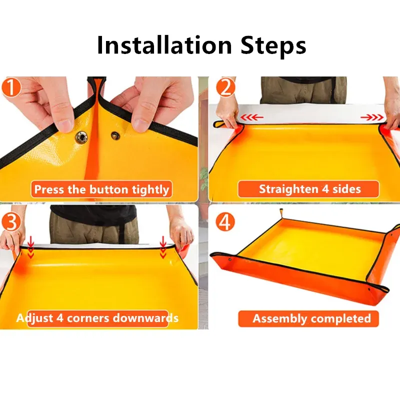 Waterproof Plant Repotting Mat for Indoor Succulent Gardening, Portable Transplanting Tray for Home Gardeners showcase 3