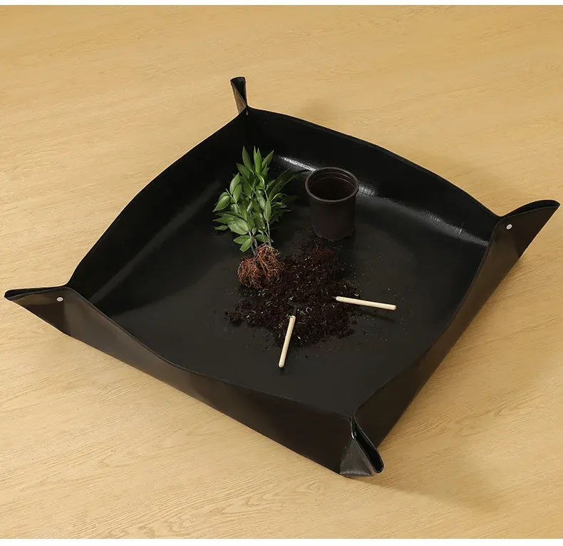 Waterproof Plant Repotting Mat for Indoor Succulent Gardening, Portable Transplanting Tray for Home Gardeners showcase 8