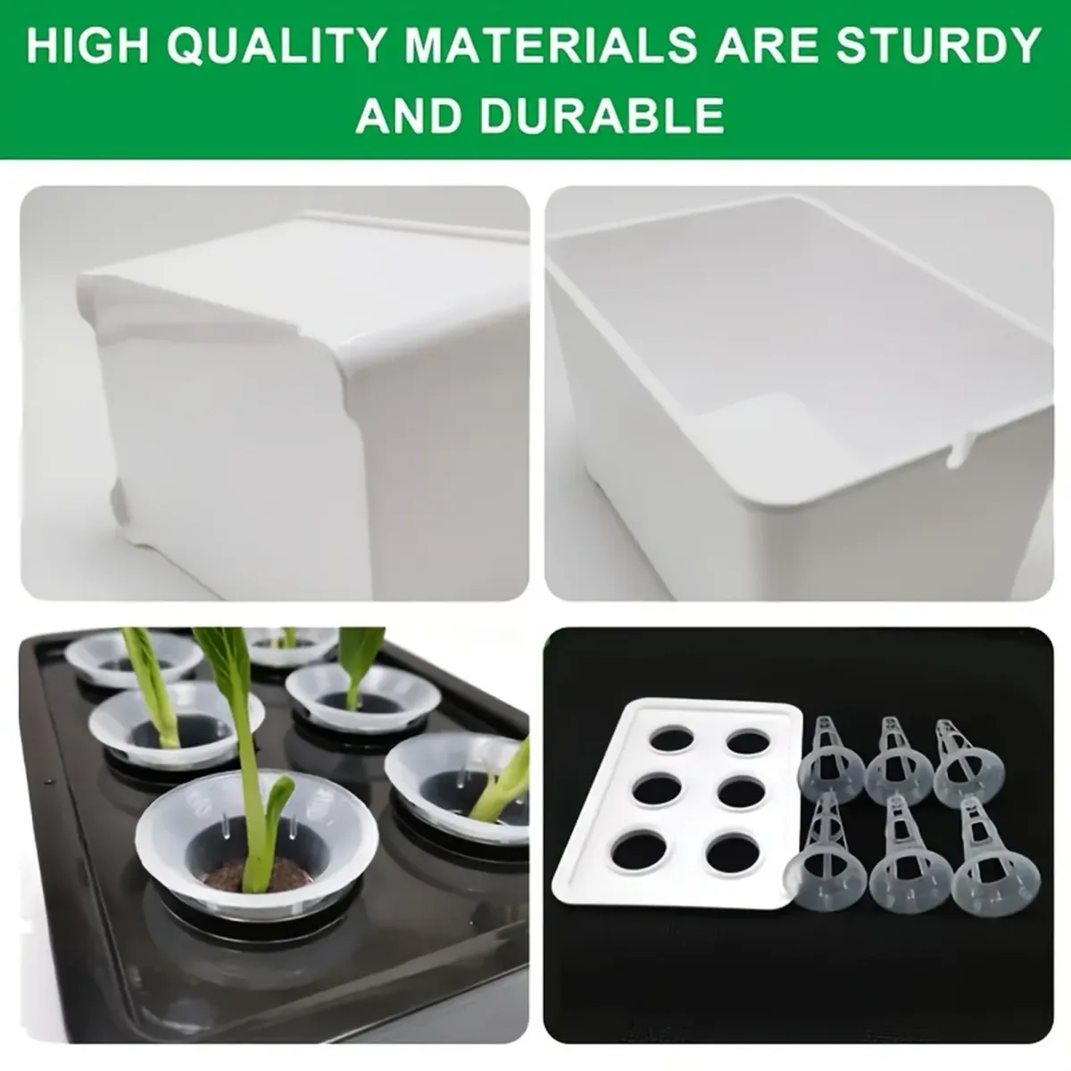 Indoor Hydroponic Grower Kit for Herbs & Plants - Universal Self-Watering System with Seedling Cups, Compact & Efficient for Home Gardens, Ideal Gift for Plant Lovers showcase 8