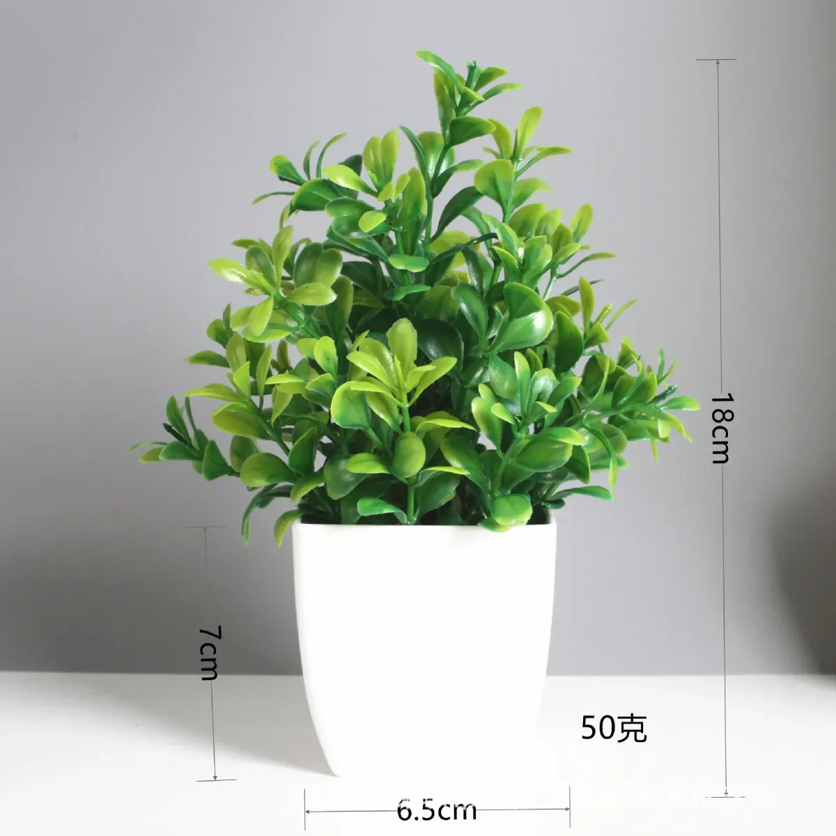 Artificial Eucalyptus Bonsai Potted Plant - Realistic Green Fake Flower for Indoor Outdoor Home Bedroom Garden Decoration showcase 6