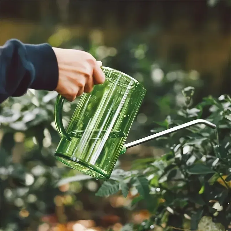1L Stainless Steel Long Spout Watering Can & Gardening Shovel Set - Durable Plastic Pot for Indoor Outdoor Plants, Flowers, Home Office Irrigation showcase 5