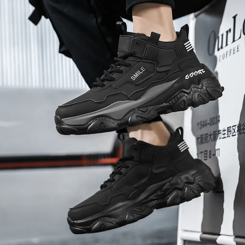 Men's Spring Anti-Slip Casual Sports Shoes - Comfortable Elastic Breathable Foot Protection for Daily Walking and Training showcase 10