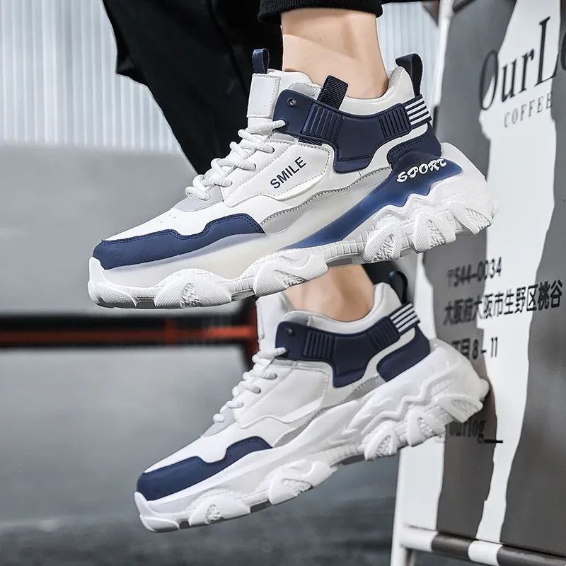 Men's Spring Anti-Slip Casual Sports Shoes - Comfortable Elastic Breathable Foot Protection for Daily Walking and Training showcase 11