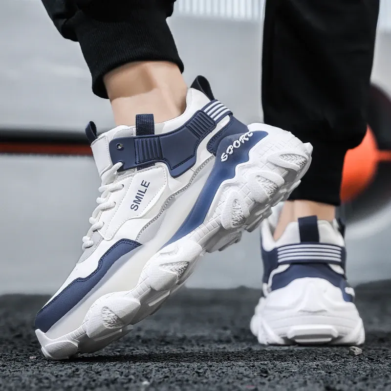 Men's Spring Anti-Slip Casual Sports Shoes - Comfortable Elastic Breathable Foot Protection for Daily Walking and Training showcase 8