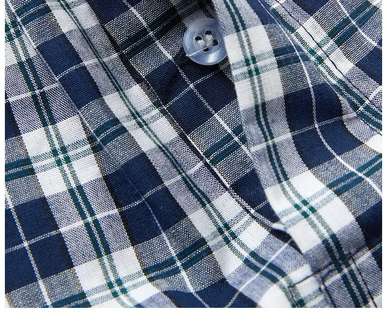 Men's Cotton Plaid Boxer Shorts S-XL, Comfortable Elastic Waistband Button Casual Underwear for Home Wear showcase 18