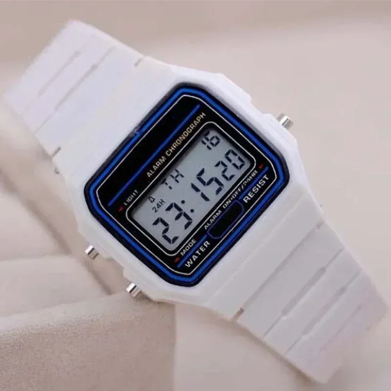 Men's Fashion Square LED Sports Watch Casual Silicone Strap Digital Wristwatch Minimalist Electronic Timepiece showcase 6