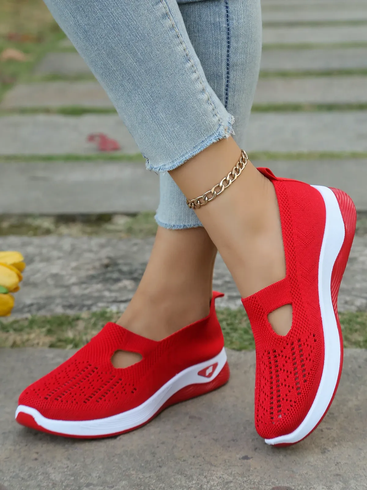 Women's Casual Summer Sneakers - Lightweight Breathable Flat Shoes for All Seasons, Simple Fashionable Design, Comfortable Walking Shoes for Everyday Wear showcase 9