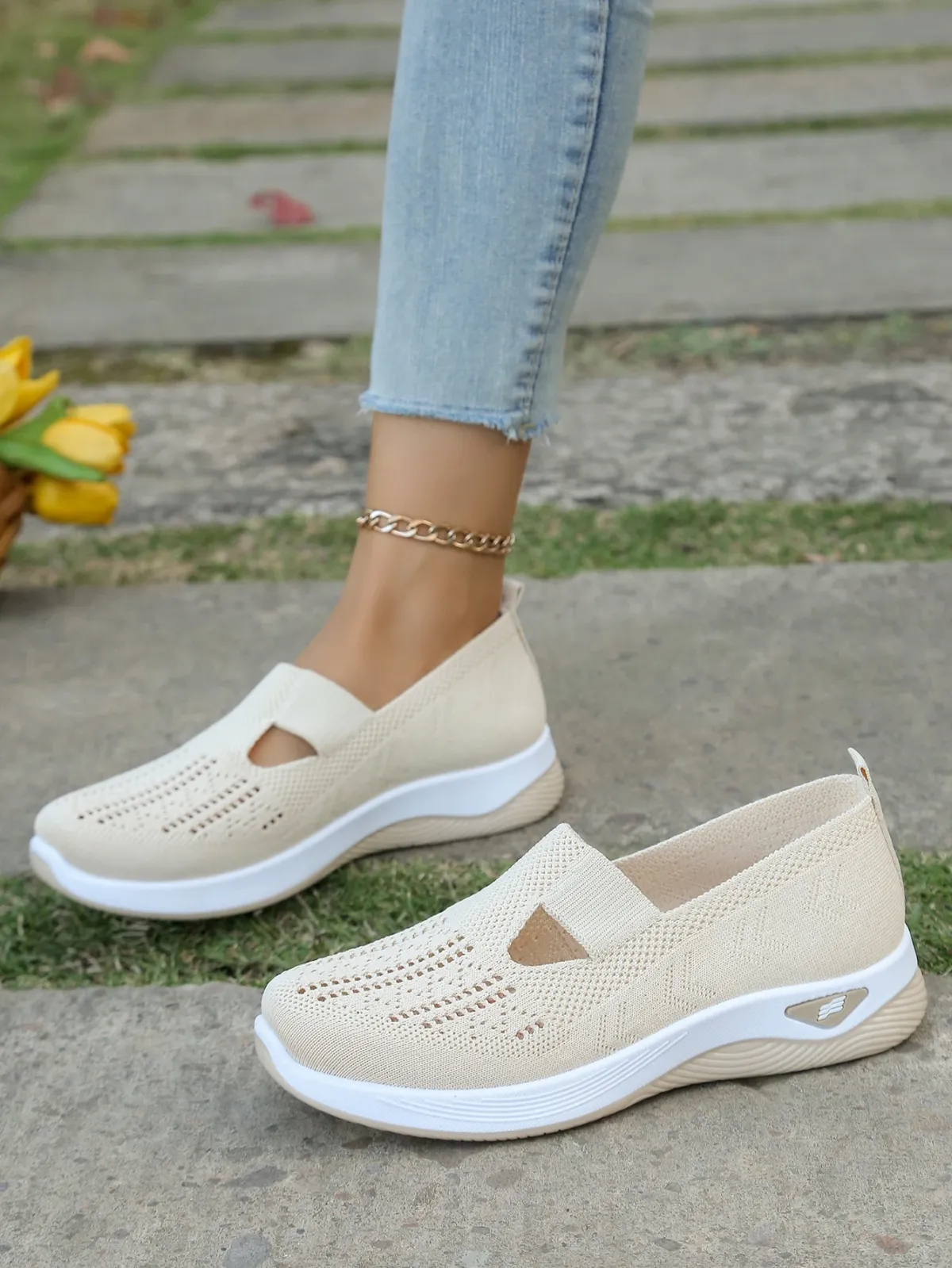 Women's Casual Summer Sneakers - Lightweight Breathable Flat Shoes for All Seasons, Simple Fashionable Design, Comfortable Walking Shoes for Everyday Wear showcase 19