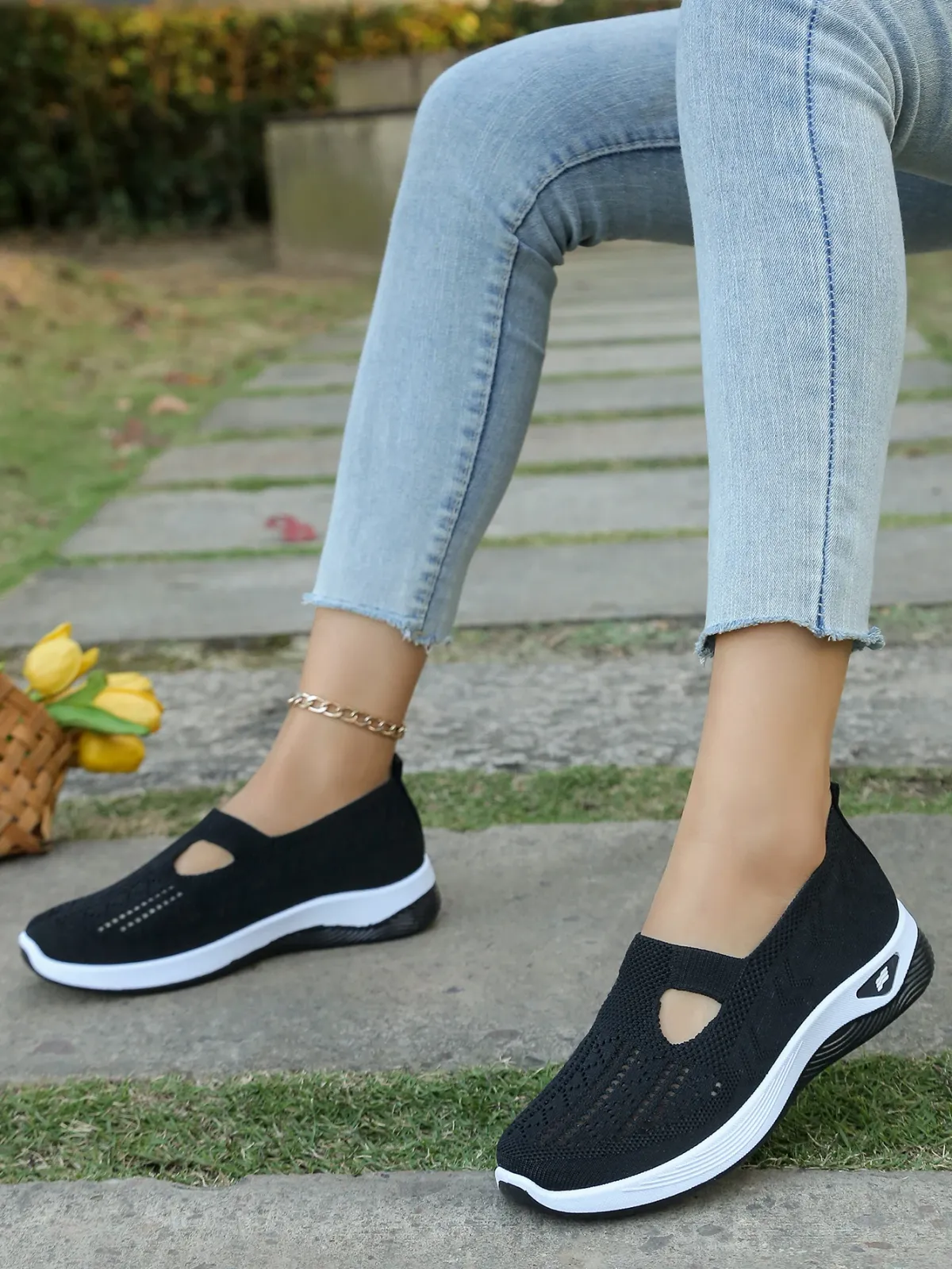 Women's Casual Summer Sneakers - Lightweight Breathable Flat Shoes for All Seasons, Simple Fashionable Design, Comfortable Walking Shoes for Everyday Wear showcase 25