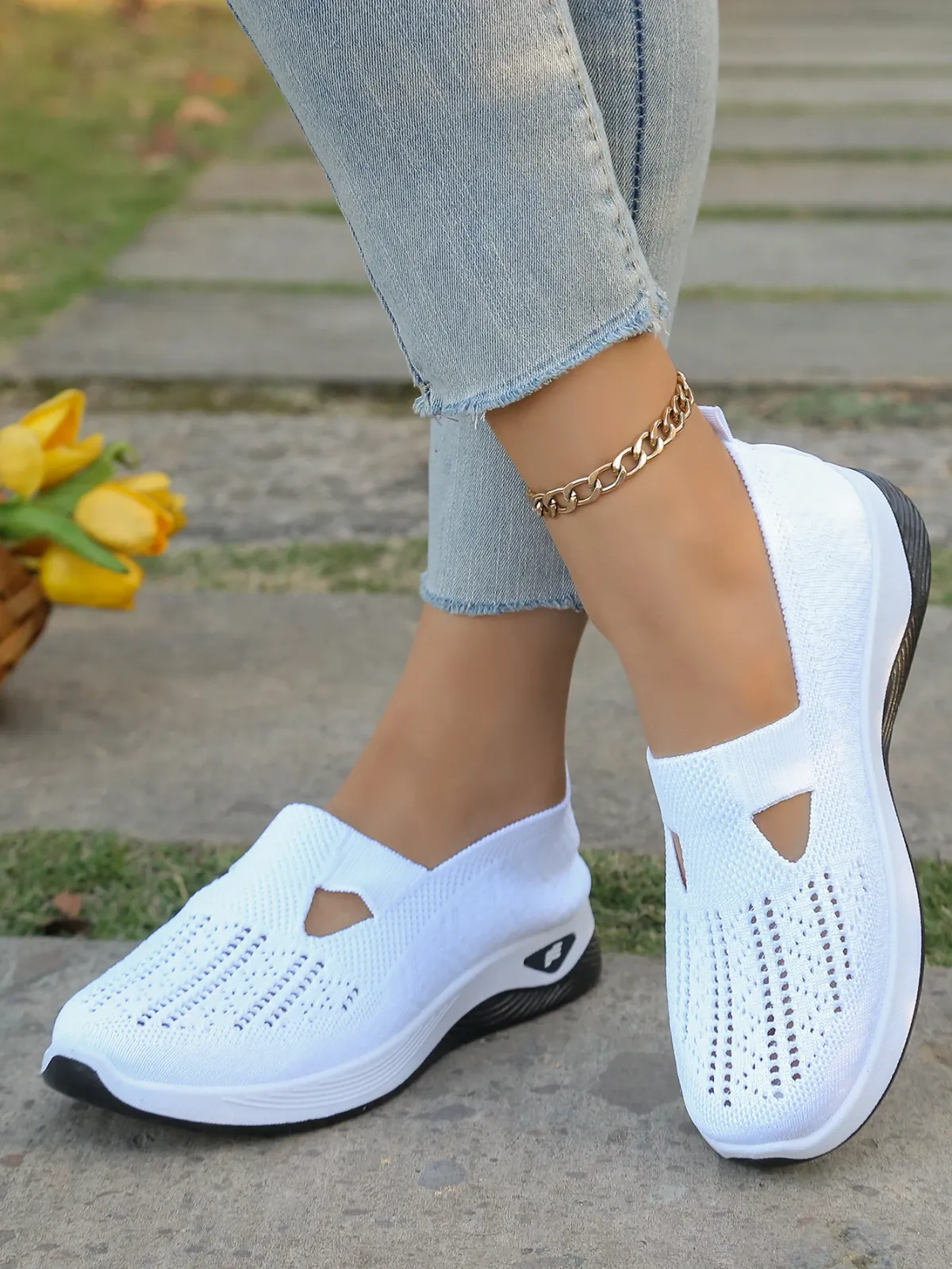 Women's Casual Summer Sneakers - Lightweight Breathable Flat Shoes for All Seasons, Simple Fashionable Design, Comfortable Walking Shoes for Everyday Wear showcase 17