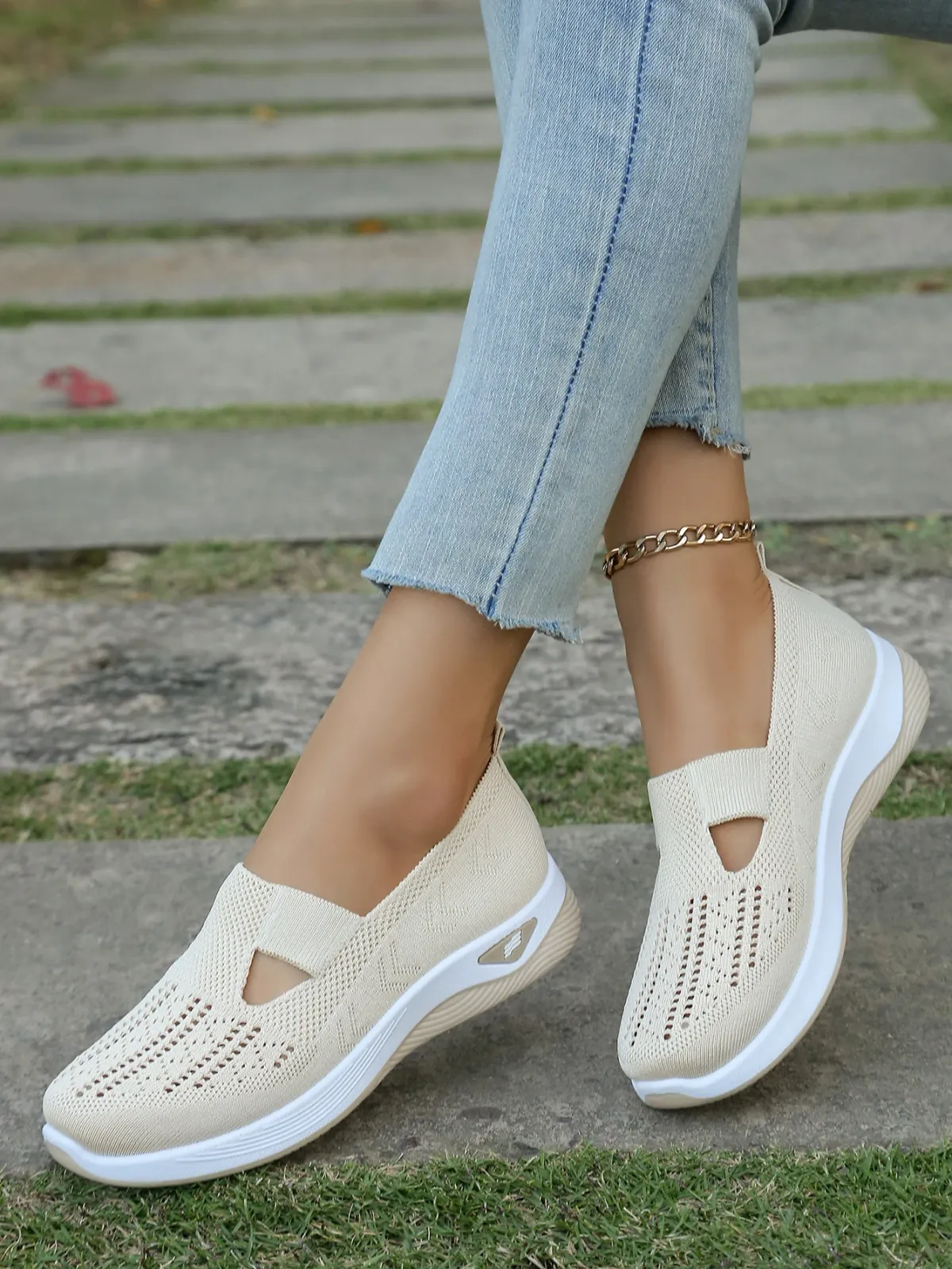 Women's Casual Summer Sneakers - Lightweight Breathable Flat Shoes for All Seasons, Simple Fashionable Design, Comfortable Walking Shoes for Everyday Wear showcase 22