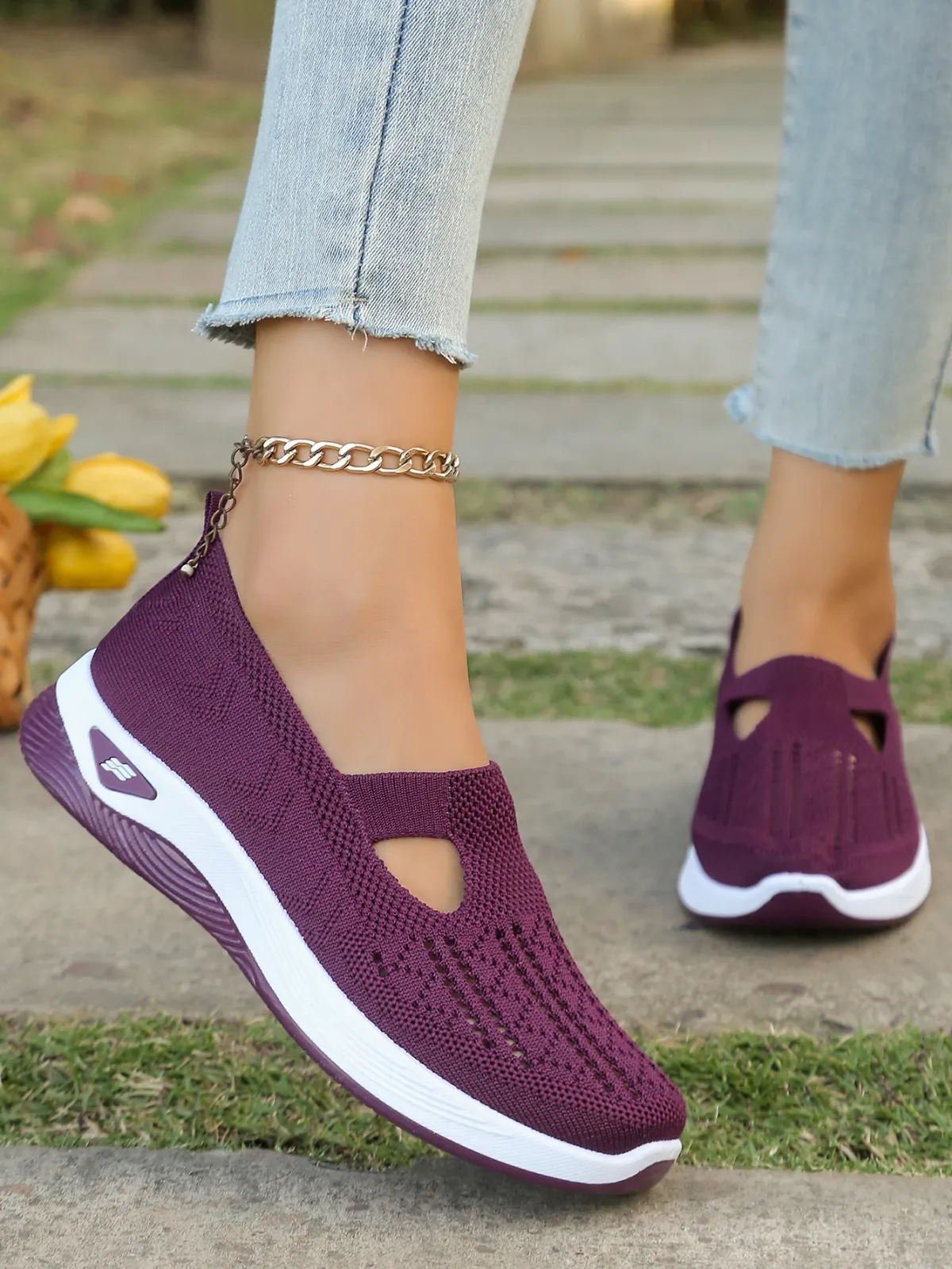 Women's Casual Summer Sneakers - Lightweight Breathable Flat Shoes for All Seasons, Simple Fashionable Design, Comfortable Walking Shoes for Everyday Wear showcase 39
