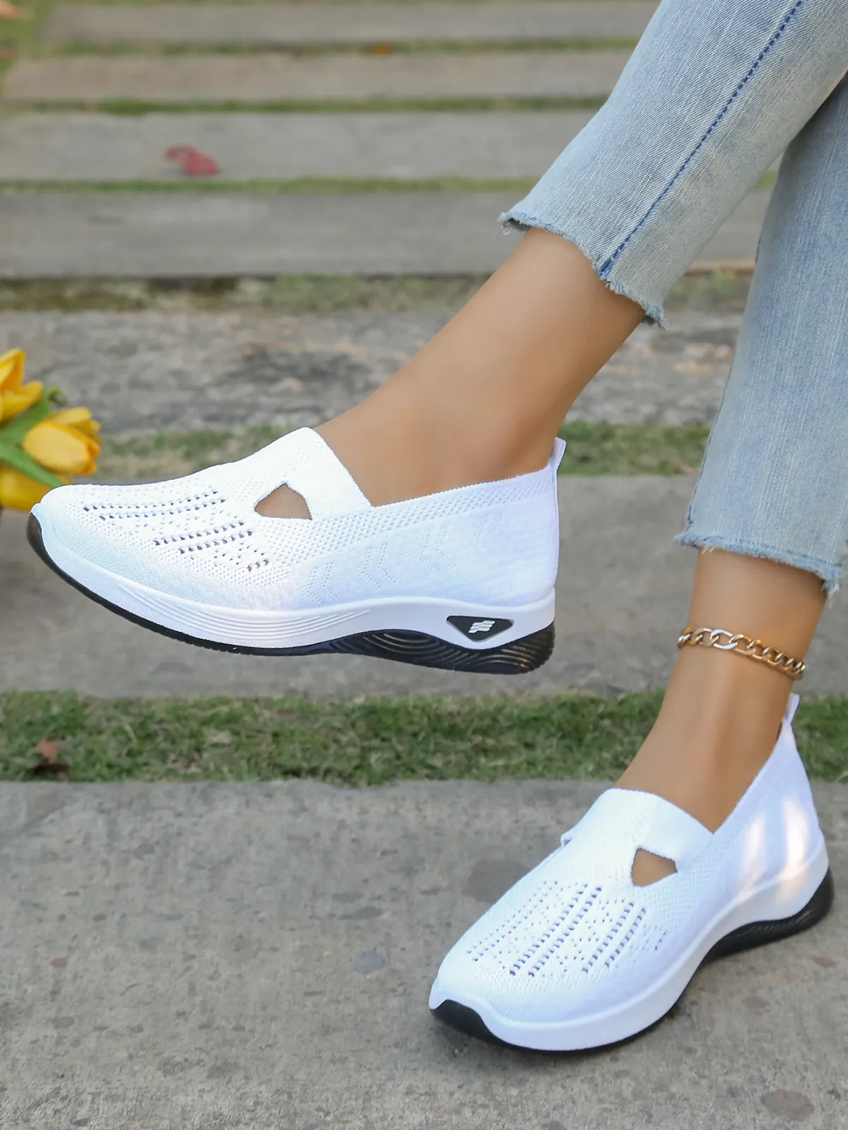 Women's Casual Summer Sneakers - Lightweight Breathable Flat Shoes for All Seasons, Simple Fashionable Design, Comfortable Walking Shoes for Everyday Wear showcase 14