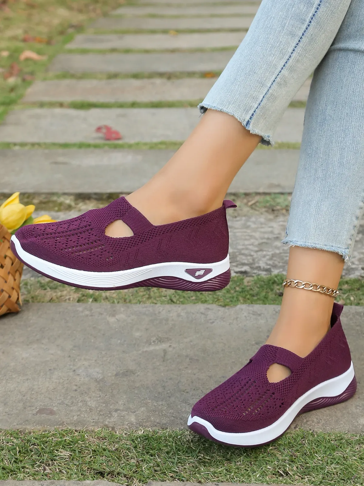 Women's Casual Summer Sneakers - Lightweight Breathable Flat Shoes for All Seasons, Simple Fashionable Design, Comfortable Walking Shoes for Everyday Wear showcase 38
