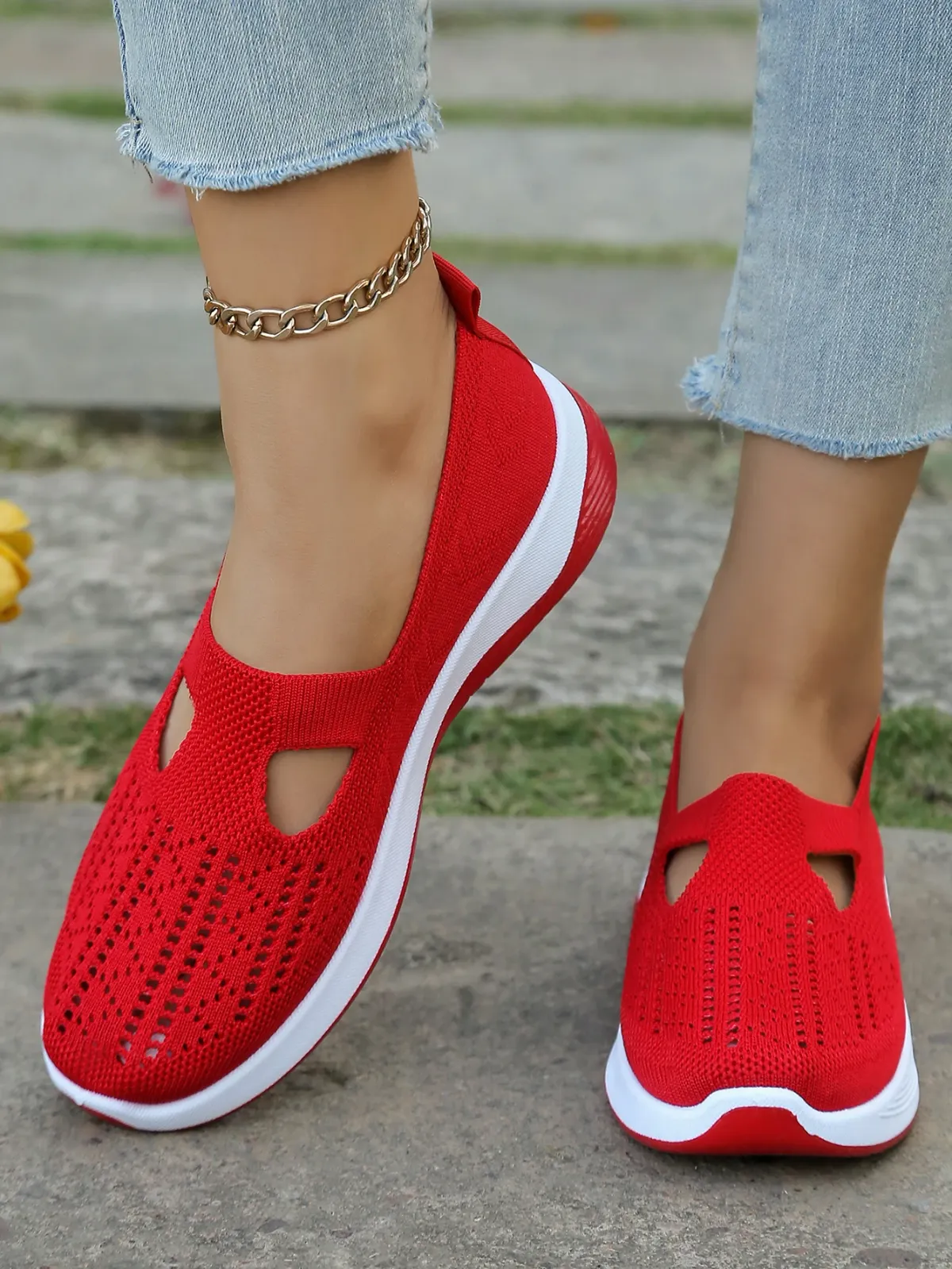 Women's Casual Summer Sneakers - Lightweight Breathable Flat Shoes for All Seasons, Simple Fashionable Design, Comfortable Walking Shoes for Everyday Wear showcase 10