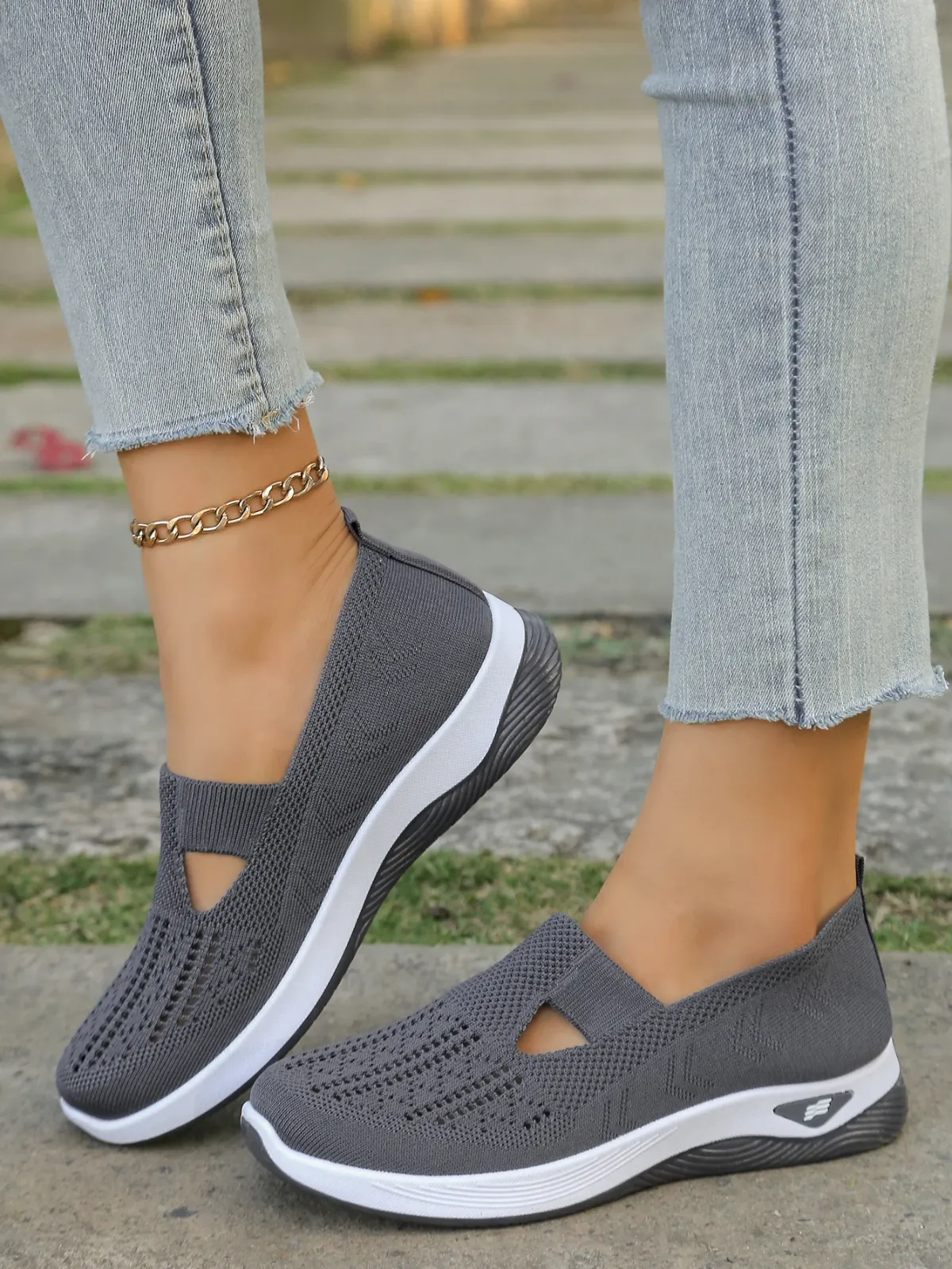 Women's Casual Summer Sneakers - Lightweight Breathable Flat Shoes for All Seasons, Simple Fashionable Design, Comfortable Walking Shoes for Everyday Wear showcase 33