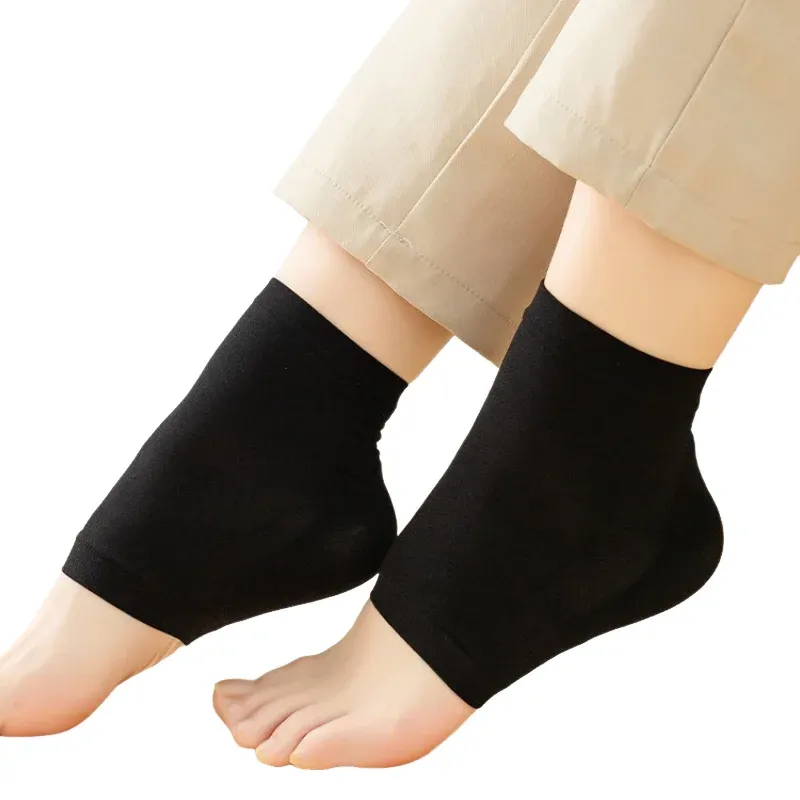 Upgraded Silicone Heel Protector Sleeves - Soften Calluses, Prevent Dry Cracking, Ankle Support & Non-Slip Grip for Foot Pain Relief thumbnail 5