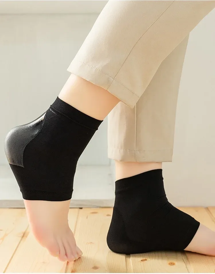 Upgraded Silicone Heel Protector Sleeves - Soften Calluses, Prevent Dry Cracking, Ankle Support & Non-Slip Grip for Foot Pain Relief showcase 8