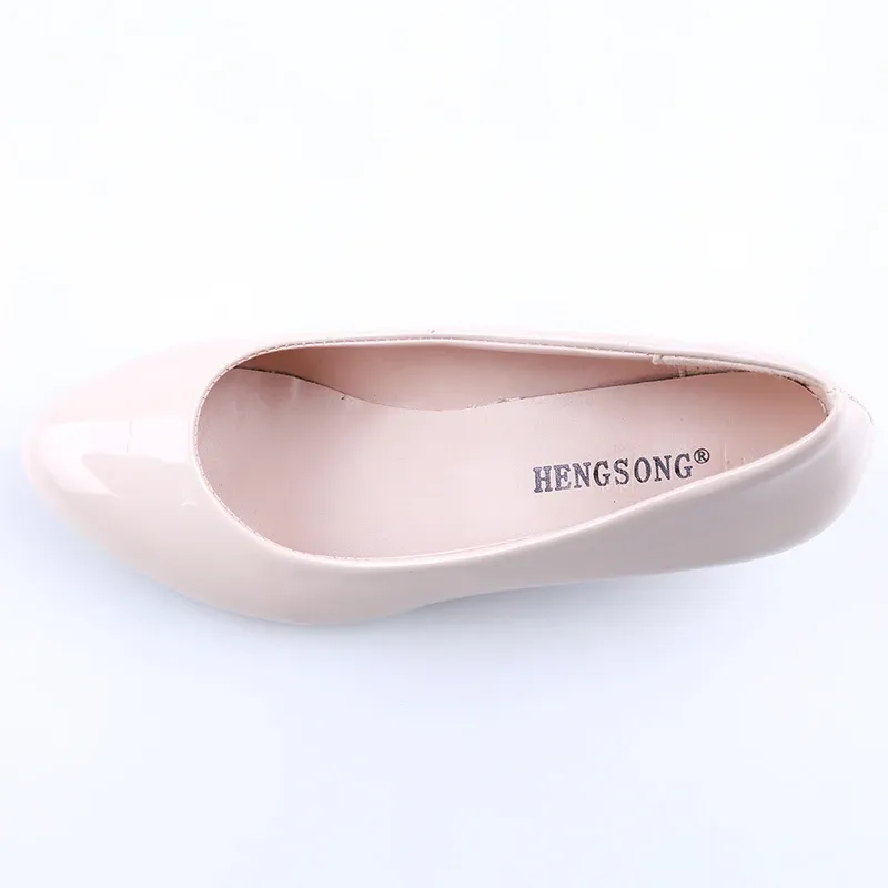 Women's Sexy Nude & White Medium Heel Pumps - Elegant Office & Party Shoes for Ladies showcase 13