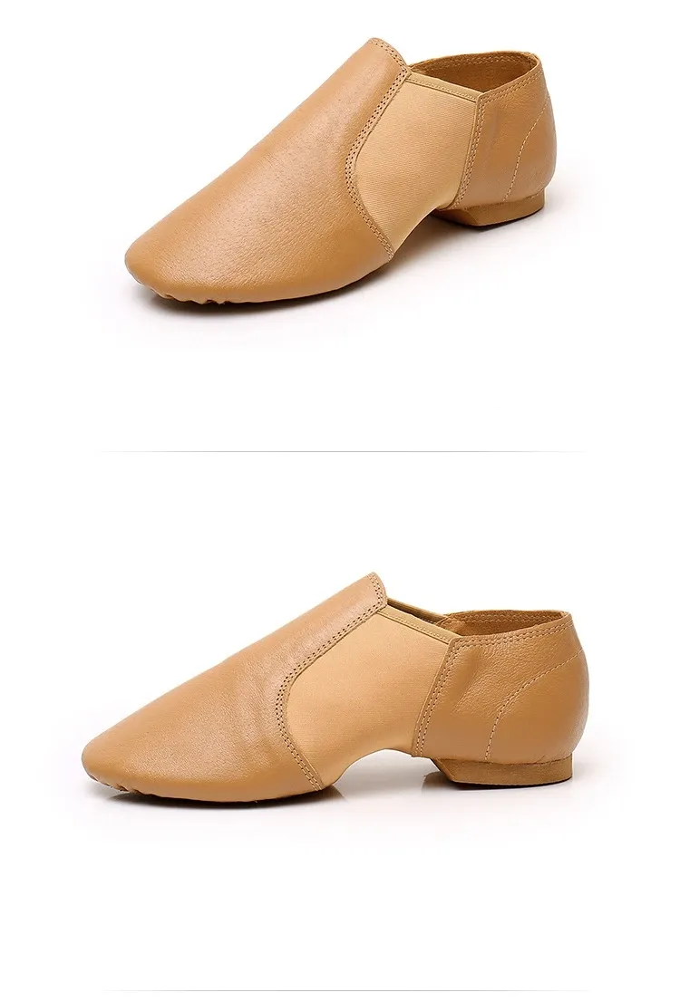 Genuine Leather Jazz Dance Shoes for Girls & Adults - Anti-Slip Sole, High Quality, Available in Brown & Black showcase 3