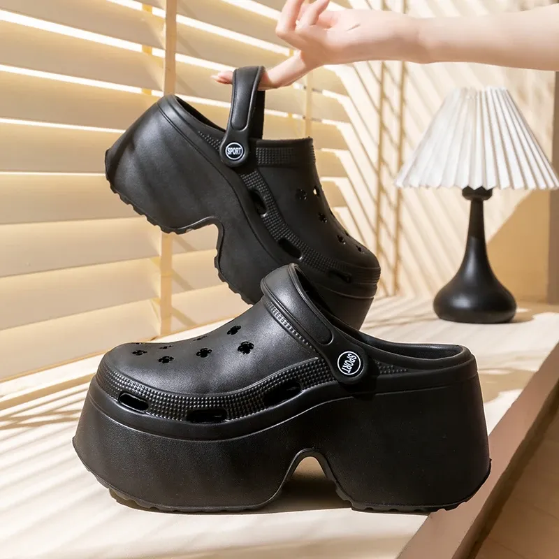 Women's Chunky Platform Clogs Sandals - Thick Bottom Non-Slip EVA Beach Slides for Summer Fashion, Comfortable Wedges for Casual Wear showcase 7