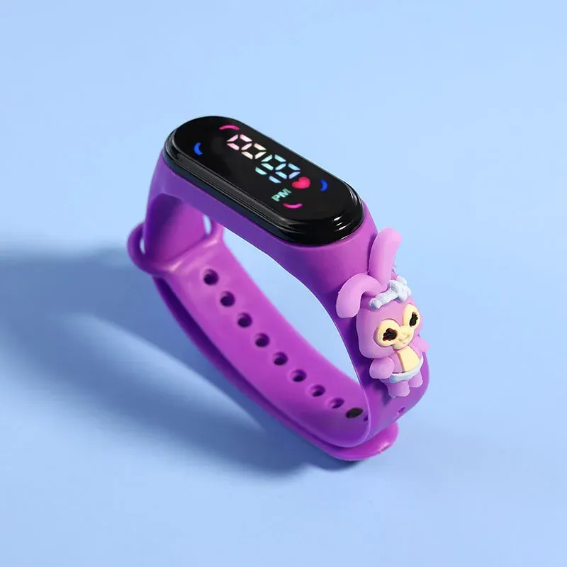 Fashion Mickey & Spiderman LED Digital Watch for Kids & Women - Touch Screen Electronic Sports Bracelet Waterproof Clock thumbnail 3