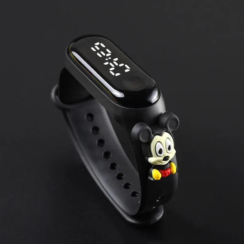 Fashion Mickey & Spiderman LED Digital Watch for Kids & Women - Touch Screen Electronic Sports Bracelet Waterproof Clock showcase 5