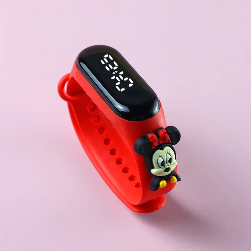 Fashion Mickey & Spiderman LED Digital Watch for Kids & Women - Touch Screen Electronic Sports Bracelet Waterproof Clock showcase 7