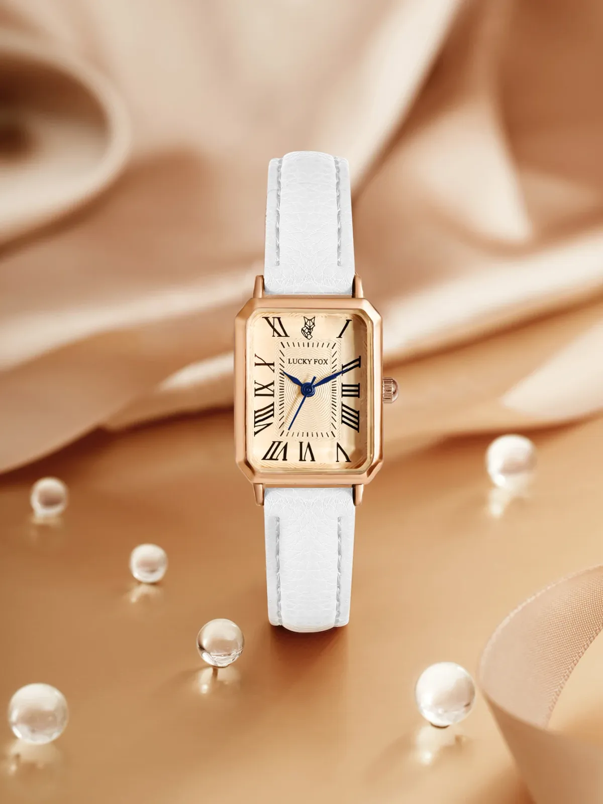 Fashion Retro Square Dial Women's Watch with Leather Strap - Casual Quartz Wristwatch Gift showcase 20