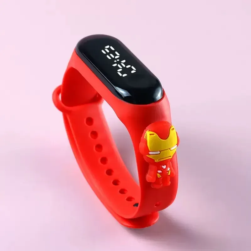 Disney Mickey Mouse Touch LED Digital Watch for Kids & Women, Fashion Sports Bracelet Style, Waterproof Electronic Clock showcase 2
