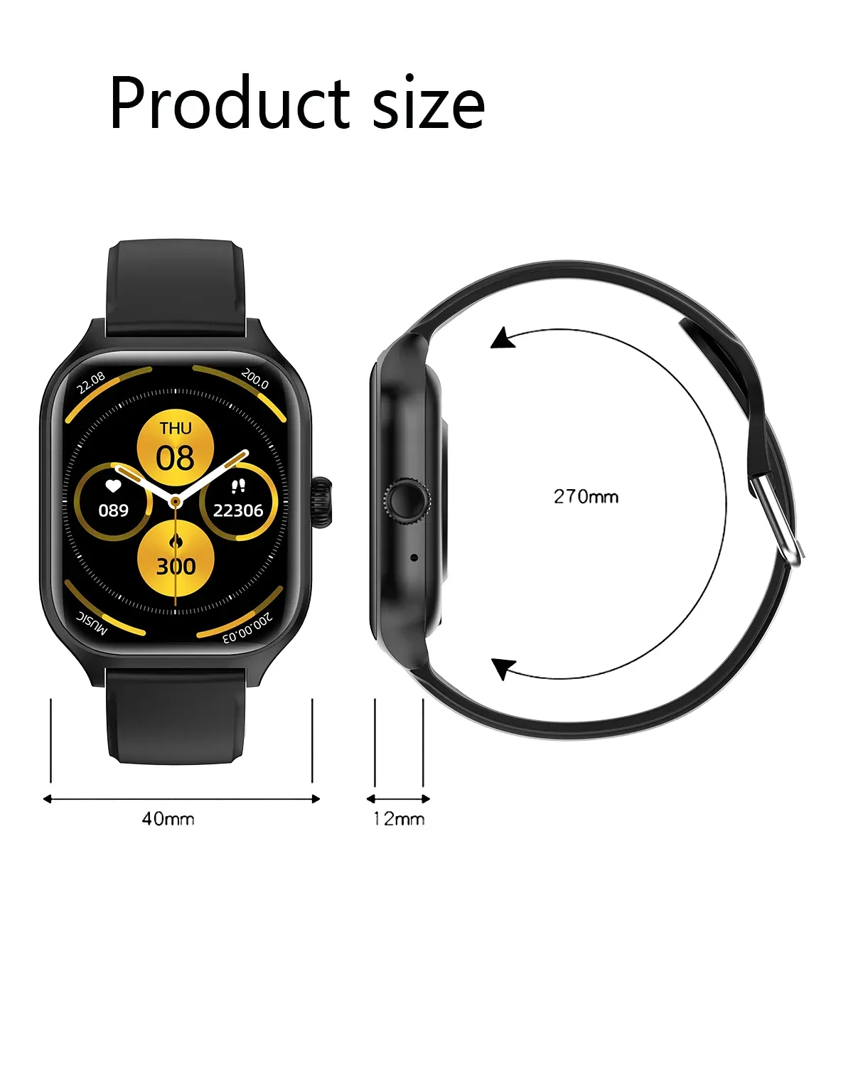 PHONEPACE C20 Smartwatch for Men & Women: 1.77" HD Display, Bluetooth Calling, Sports Modes, Health Tracking, Stylish Metal Design with Rotary Button showcase 15