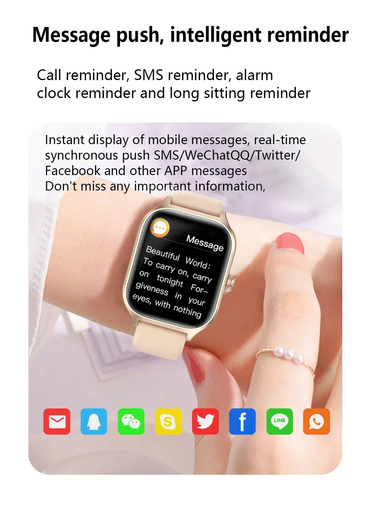 PHONEPACE C20 Smartwatch for Men & Women: 1.77" HD Display, Bluetooth Calling, Sports Modes, Health Tracking, Stylish Metal Design with Rotary Button thumbnail 4