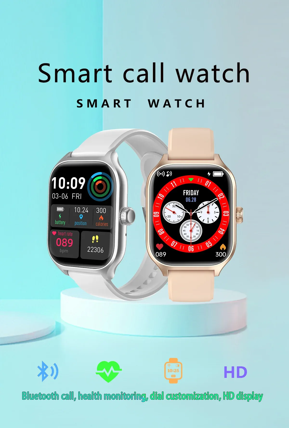 PHONEPACE C20 Smartwatch for Men & Women: 1.77" HD Display, Bluetooth Calling, Sports Modes, Health Tracking, Stylish Metal Design with Rotary Button showcase 1