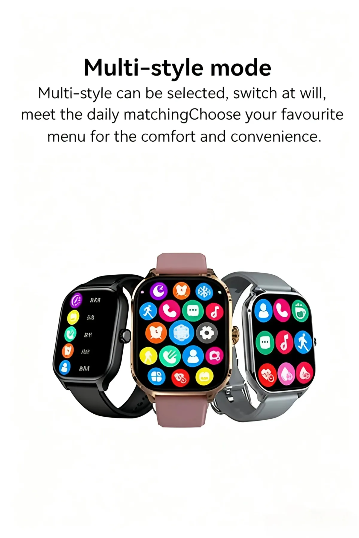 PHONEPACE C20 Smartwatch for Men & Women: 1.77" HD Display, Bluetooth Calling, Sports Modes, Health Tracking, Stylish Metal Design with Rotary Button showcase 29