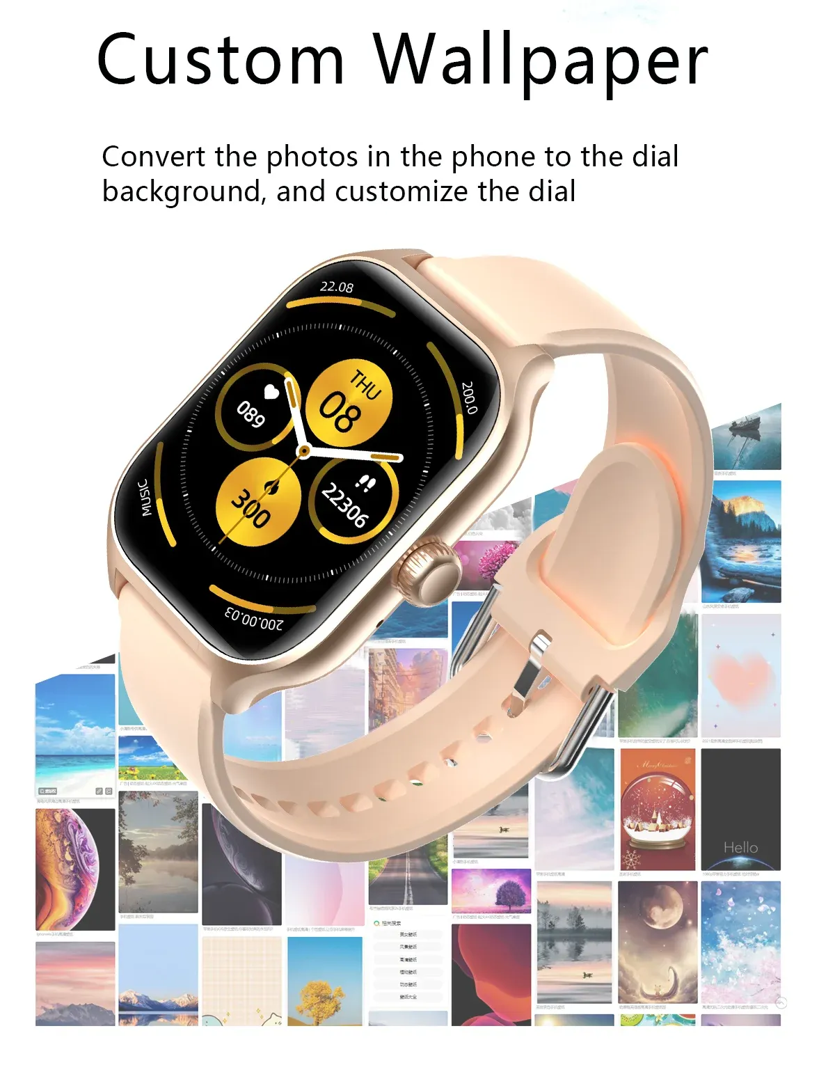 PHONEPACE C20 Smartwatch for Men & Women: 1.77" HD Display, Bluetooth Calling, Sports Modes, Health Tracking, Stylish Metal Design with Rotary Button showcase 7
