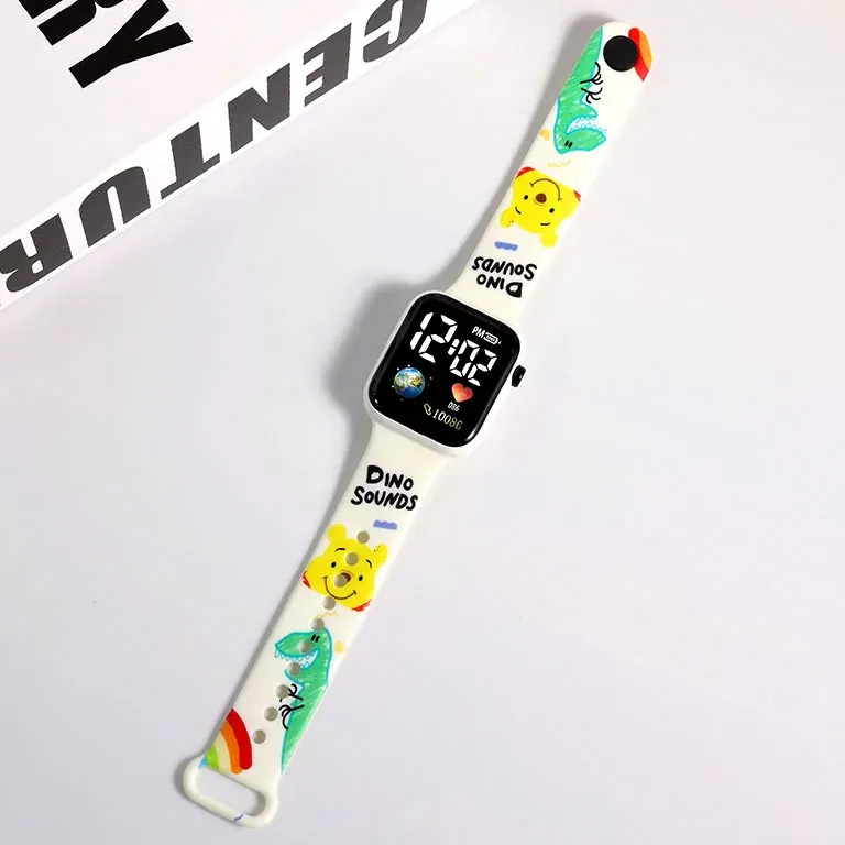 Cute Stitch & Hello Kitty Digital Watch for Kids Girls & Women - Fun Cartoon Character Timepiece for Children, Adjustable Strap, Easy Read Display showcase 5